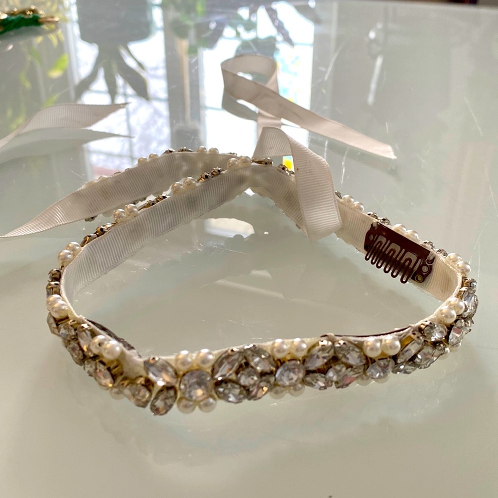 Jewel incrusted headband - with combs